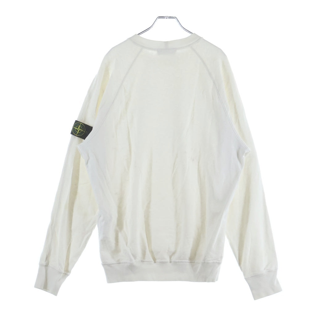 STONE ISLAND(ストーンアイランド) GARMENT DYE SWEAT SHIRT ガーメント ダイ スウェット シャツ ホワイト 801566060