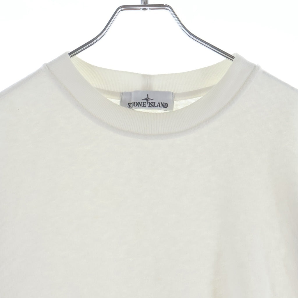 STONE ISLAND(ストーンアイランド) GARMENT DYE SWEAT SHIRT ガーメント ダイ スウェット シャツ ホワイト 801566060