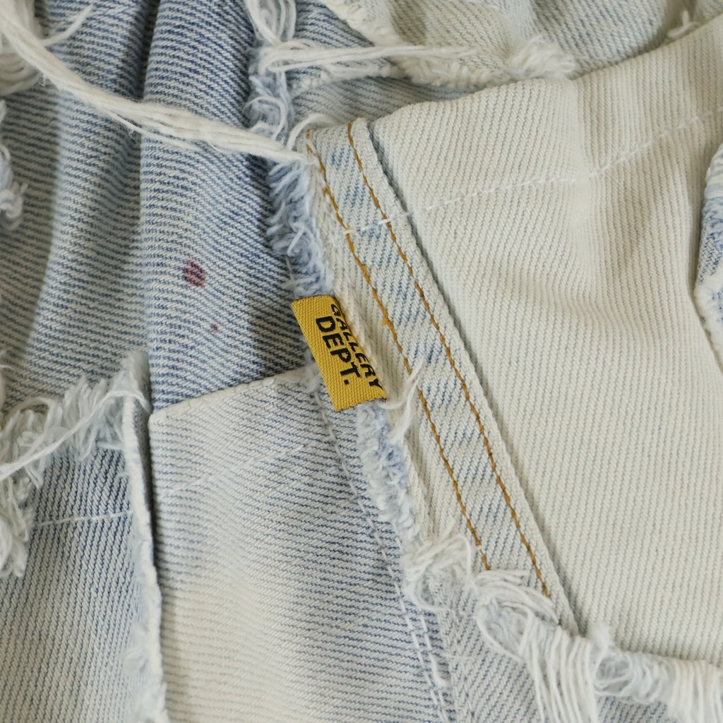 GALLERY DEPT.(ギャラリーデプト) Patchwork Denim Zuma Shorts パッチワークデニムショーツ 再構築ハーフパンツ インディゴ