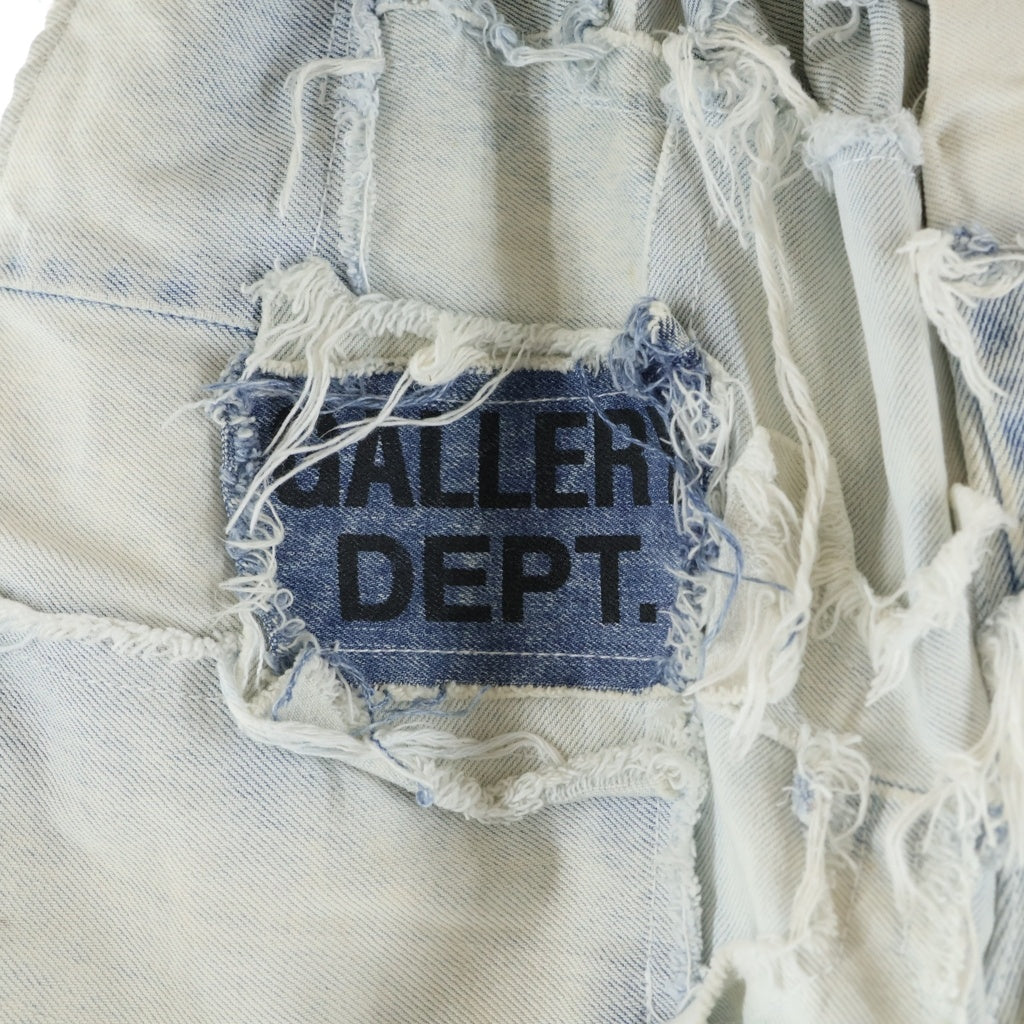GALLERY DEPT.(ギャラリーデプト) Patchwork Denim Zuma Shorts パッチワークデニムショーツ 再構築ハーフパンツ インディゴ