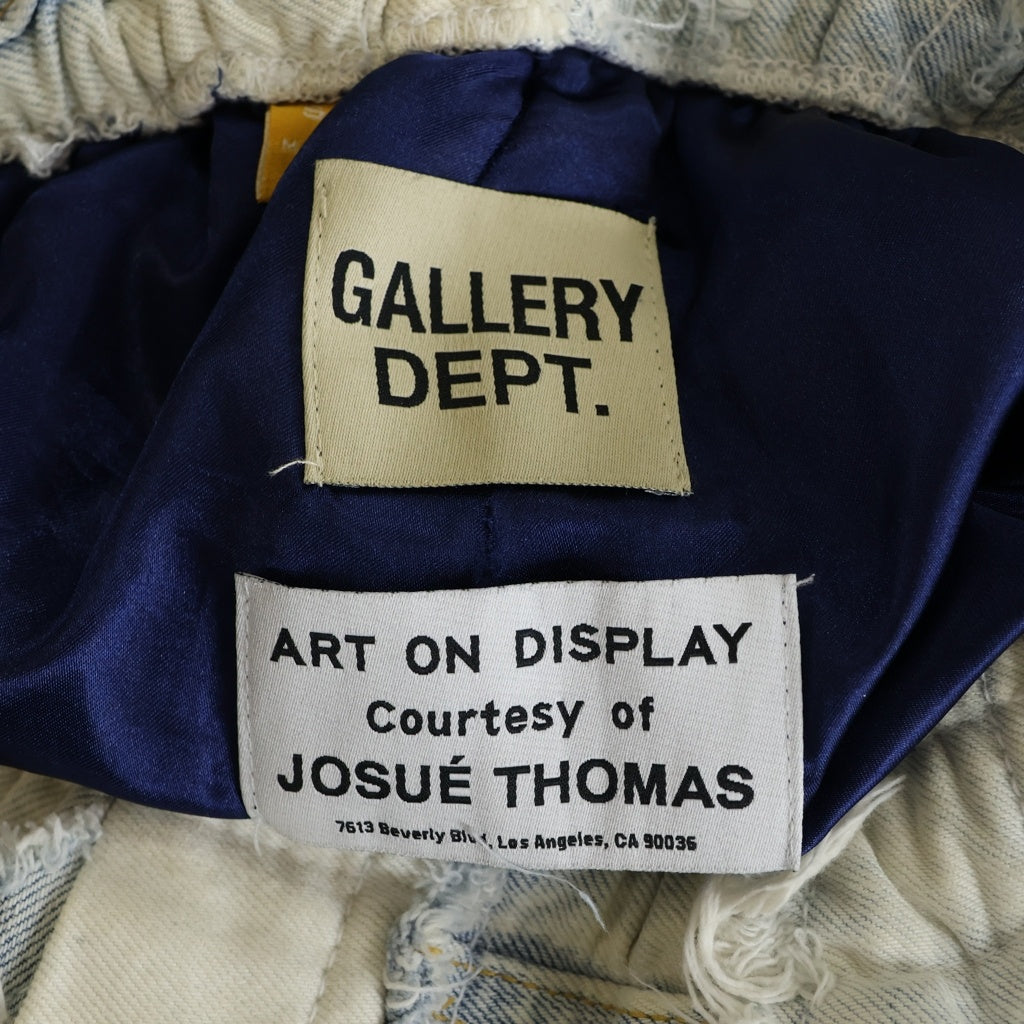 GALLERY DEPT.(ギャラリーデプト) Patchwork Denim Zuma Shorts パッチワークデニムショーツ 再構築ハーフパンツ インディゴ