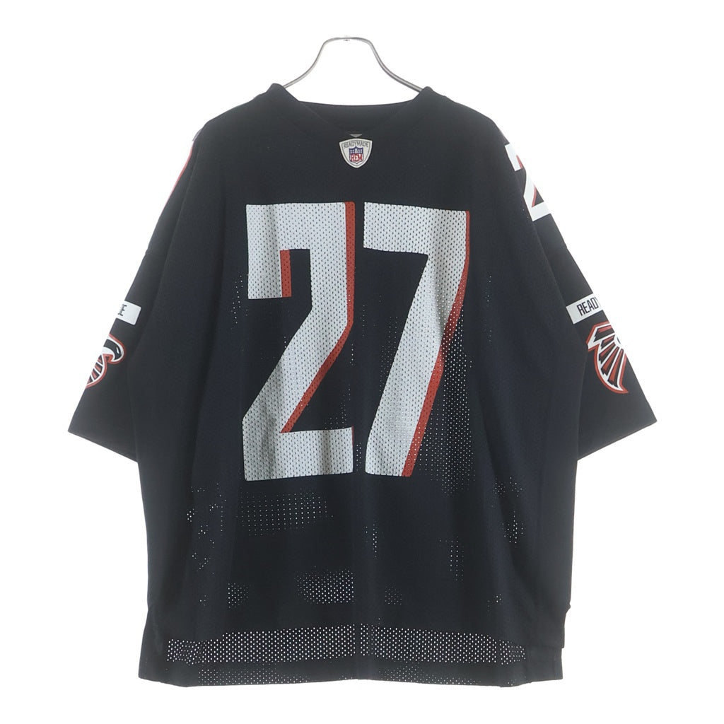 READY MADE(レディメイド) 22SS GAME SHIRT RE-CO-BK-00-00-232 ゲームシャツ メッシュ半袖Tシャツ ブラック