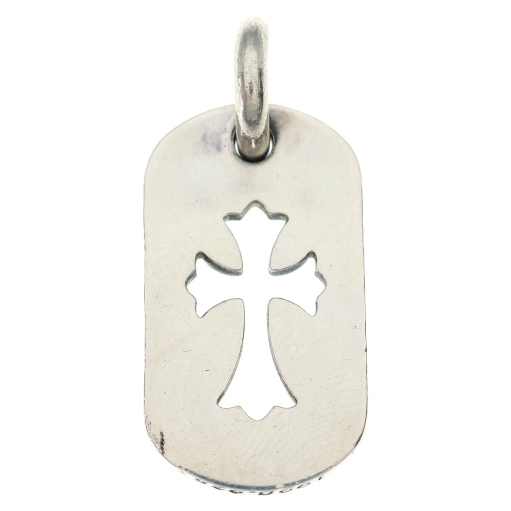 CHROME HEARTS(クロムハーツ) D TAG SML CO CRS カットアウトクロスドッグタグ スモール ペンダントトップ シルバー BCA242
