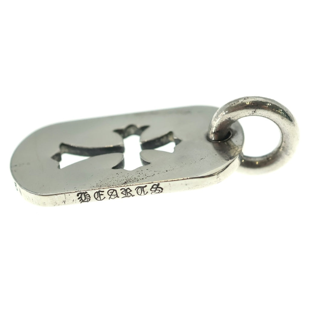 CHROME HEARTS(クロムハーツ) D TAG SML CO CRS カットアウトクロスドッグタグ スモール ペンダントトップ シルバー BCA242
