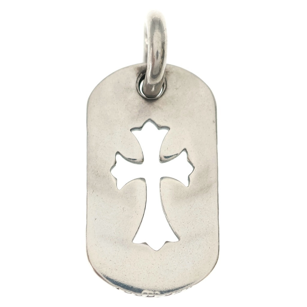 CHROME HEARTS(クロムハーツ) D TAG SML CO CRS カットアウトクロスドッグタグ スモール ペンダントトップ シルバー BCA242