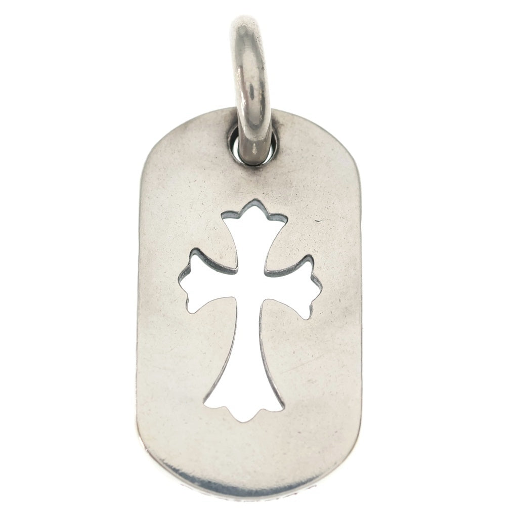 CHROME HEARTS(クロムハーツ) D TAG SML CO CRS カットアウトクロスドッグタグ スモール ペンダントトップ シルバー BCA242