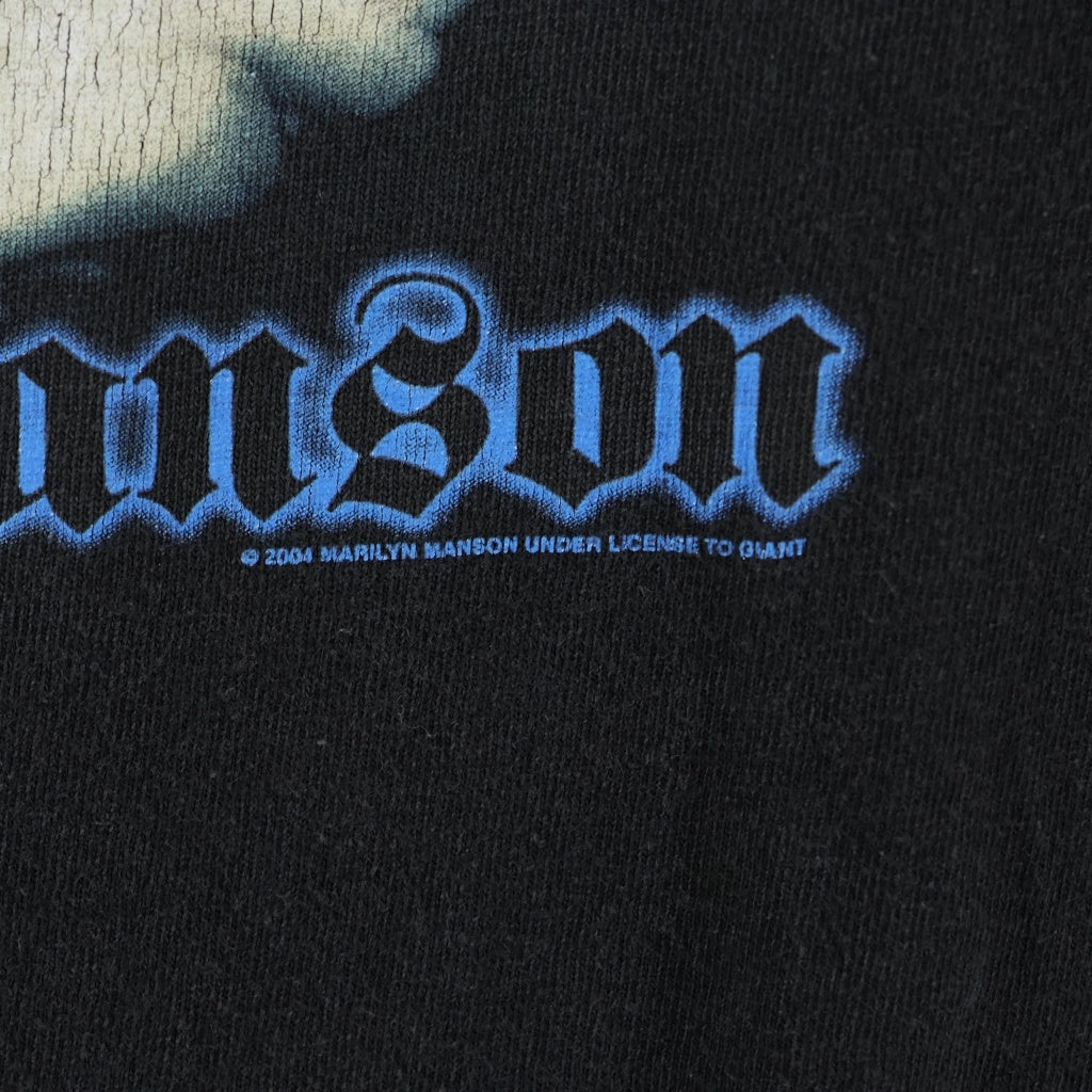 VINTAGE(ヴィンテージ) 00S MARILYN MANSON AGAINST ALL GODS AMERICAN マリリンマンソン アゲインスト オール ゴッズ アメリカン Tシャツ ブラック