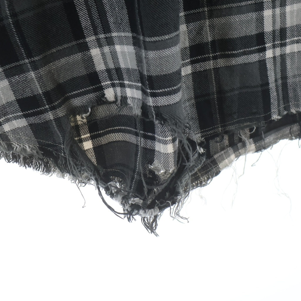 KAMIYA(カミヤ) 25AW Crazy Pattern Check Shirt クレイジーパターン 長袖チェックシャツ ベージュ