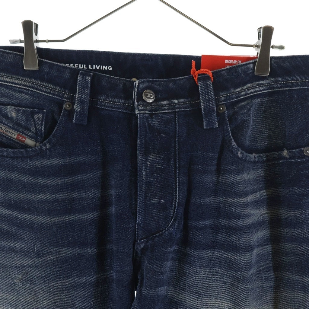 DIESEL(ディーゼル) 1985 Larkee ウオッシュ加工 ストレート デニムパンツ ジーンズ インディゴ 00C06P-09N57