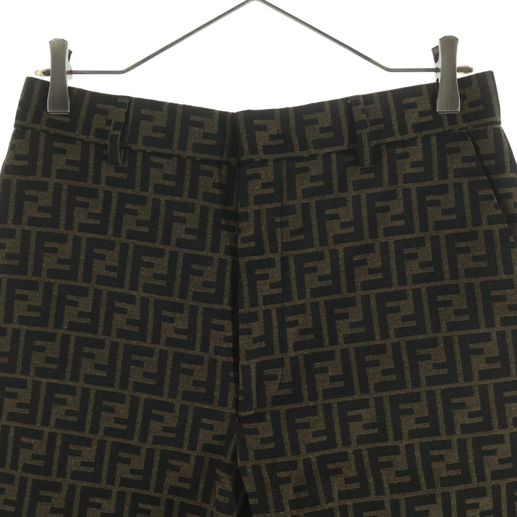 FENDI(フェンディ) ズッカ柄ハーフパンツ ショートパンツ FB0521 A6WJ ブラウン