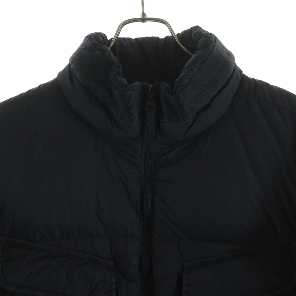 STONE ISLAND(ストーンアイランド) 22AW GARMENT DYED DOWN JACKET 771540123 ロゴパッチダウンジャケット ブラック