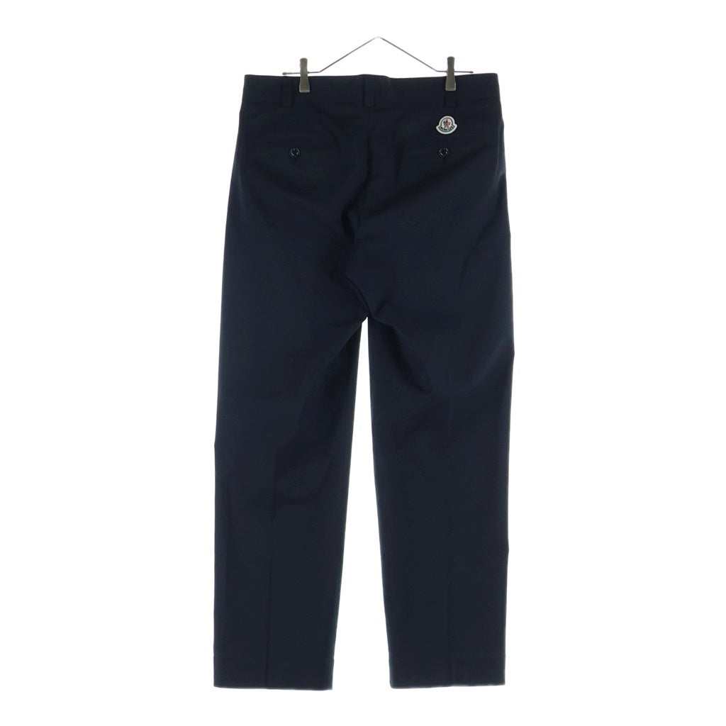 MONCLER(モンクレール) PANTALONE SPORTIVO H109P2A00004 57695 ロゴワッペン付きパンツ スラックス ブラック