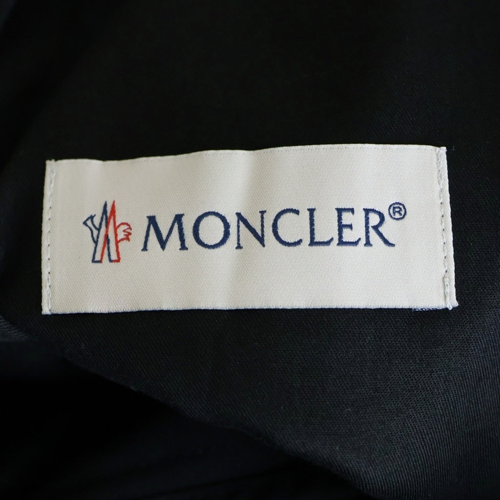 MONCLER(モンクレール) PANTALONE SPORTIVO H109P2A00004 57695 ロゴワッペン付きパンツ スラックス ブラック