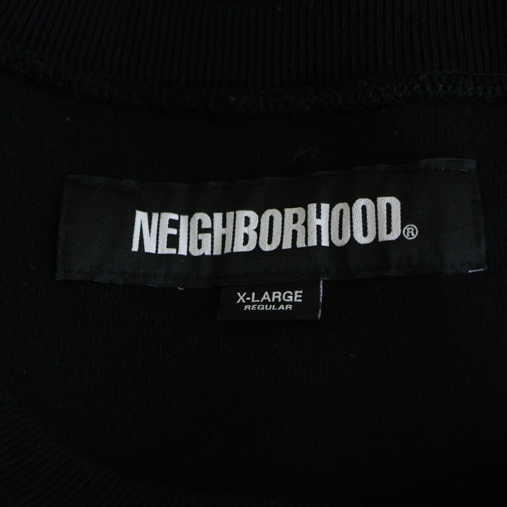 NEIGHBORHOOD(ネイバーフッド) 25AW REVERSIBLE SWEAT SHIRT 252UWNH-CSM07 リバーシブルスウェットシャツ パイル地トレーナー ブラック
