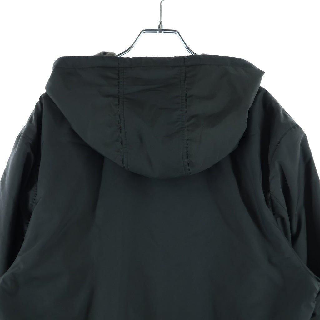 HERMES(エルメス) NYLON HOODED JACKET ナイロンフーデッドジャケット カーキ