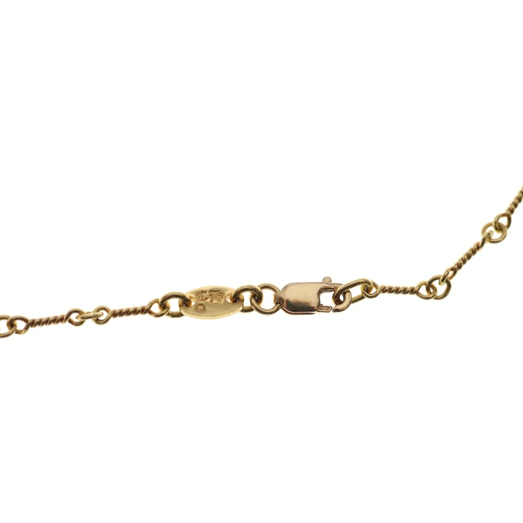 CHROME HEARTS(クロムハーツ) 22K NECKCHAIN T18 ツイストチェーンネックレス 18inch ゴールドBCA014