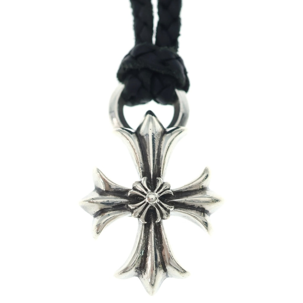 CHROME HEARTS(クロムハーツ) DBL CH PRS ダブル CHプラス ペンダントトップWレザーブレイド シルバー