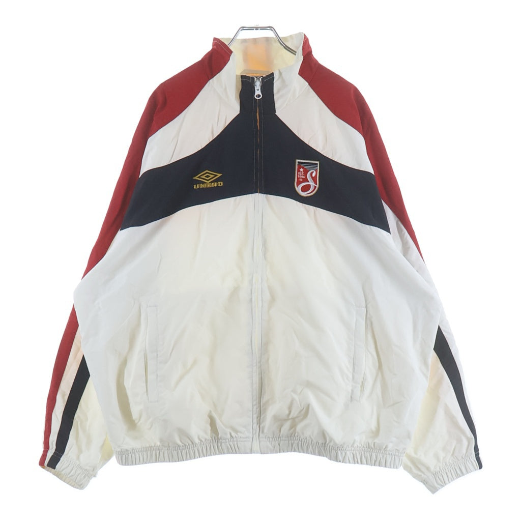 SUPREME(シュプリーム) 23SS ×UMBRO TRACK JACKET サイドライン ナイロン ジップアップトラックジャケット ホワイト