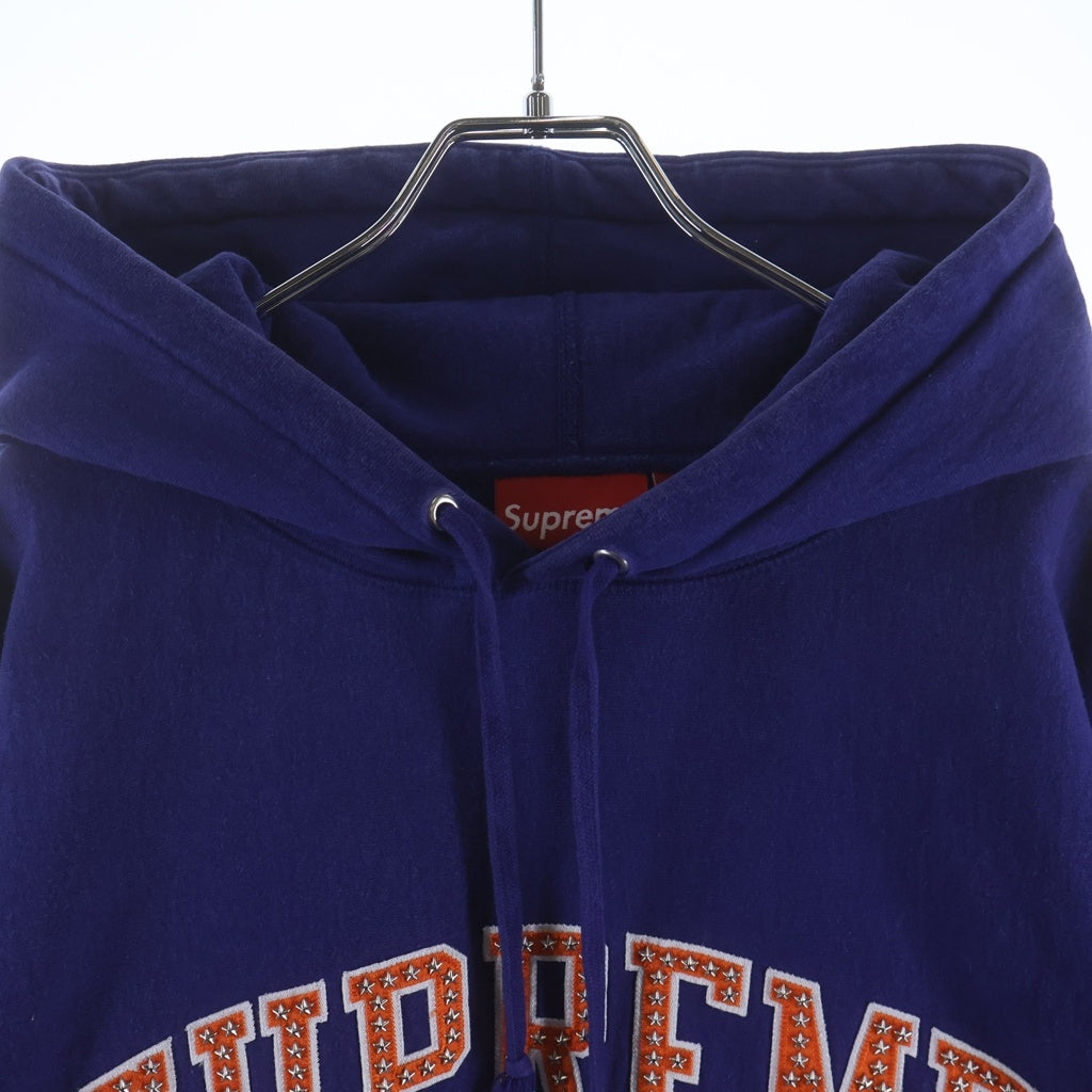 SUPREME(シュプリーム) 21SS Hearts Arc Hooded Sweatshirt ハートアーチロゴ プルオーバーパーカー スウェットフーディ パープル