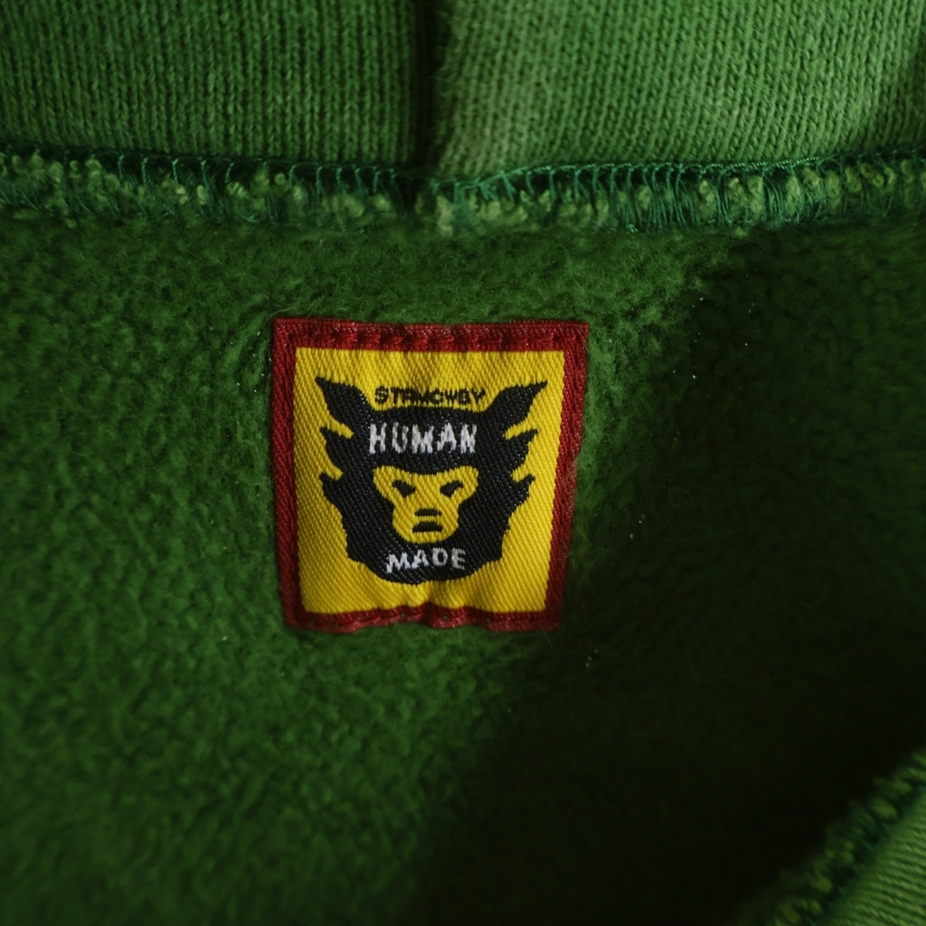HUMAN MADE(ヒューマンメイド) 22AW ダックプリント プルオーバーパーカー グリーン