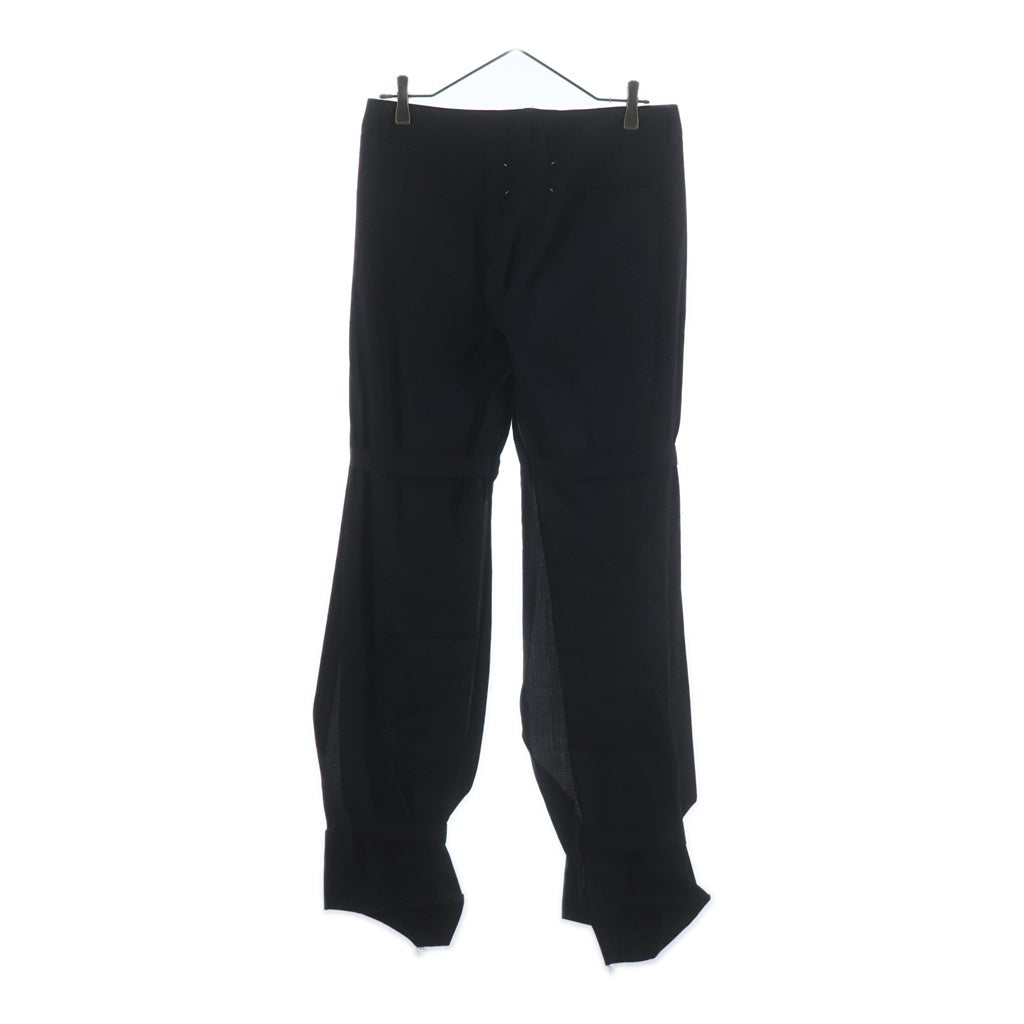 Maison Margiela(メゾンマルジェラ) 15SS スラックス ダブルパンツ S31KA0389 STN519 レディース ブラック