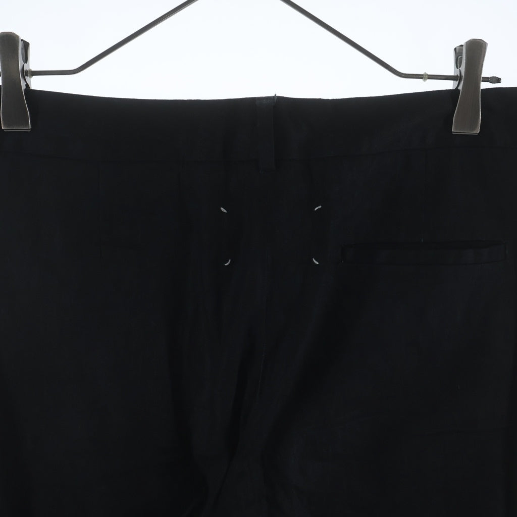 Maison Margiela(メゾンマルジェラ) 15SS スラックス ダブルパンツ S31KA0389 STN519 レディース ブラック
