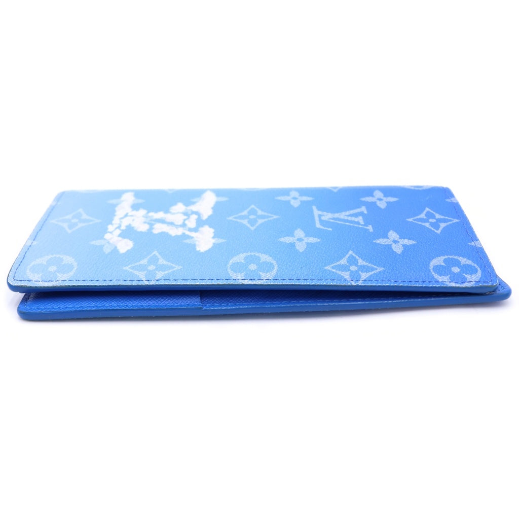 LOUIS VUITTON(ルイヴィトン) モノグラムクラウズ ポルトフォイユブラザ ロングウォレット 長財布 ブルー M69680
