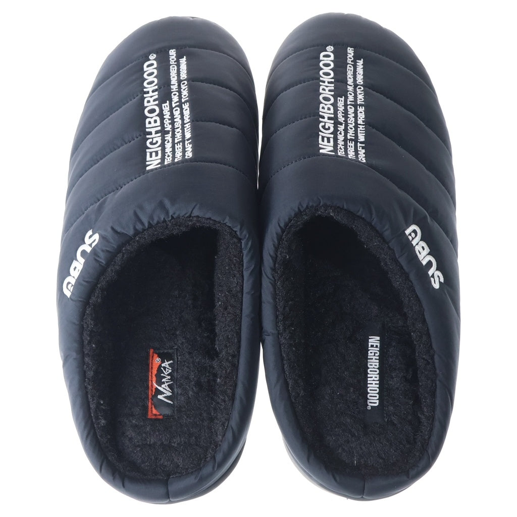 NEIGHBORHOOD(ネイバーフッド) X NANGA X SUBU WINTER SANDALS ナンガ スブ ウィンターサンダル ブラック