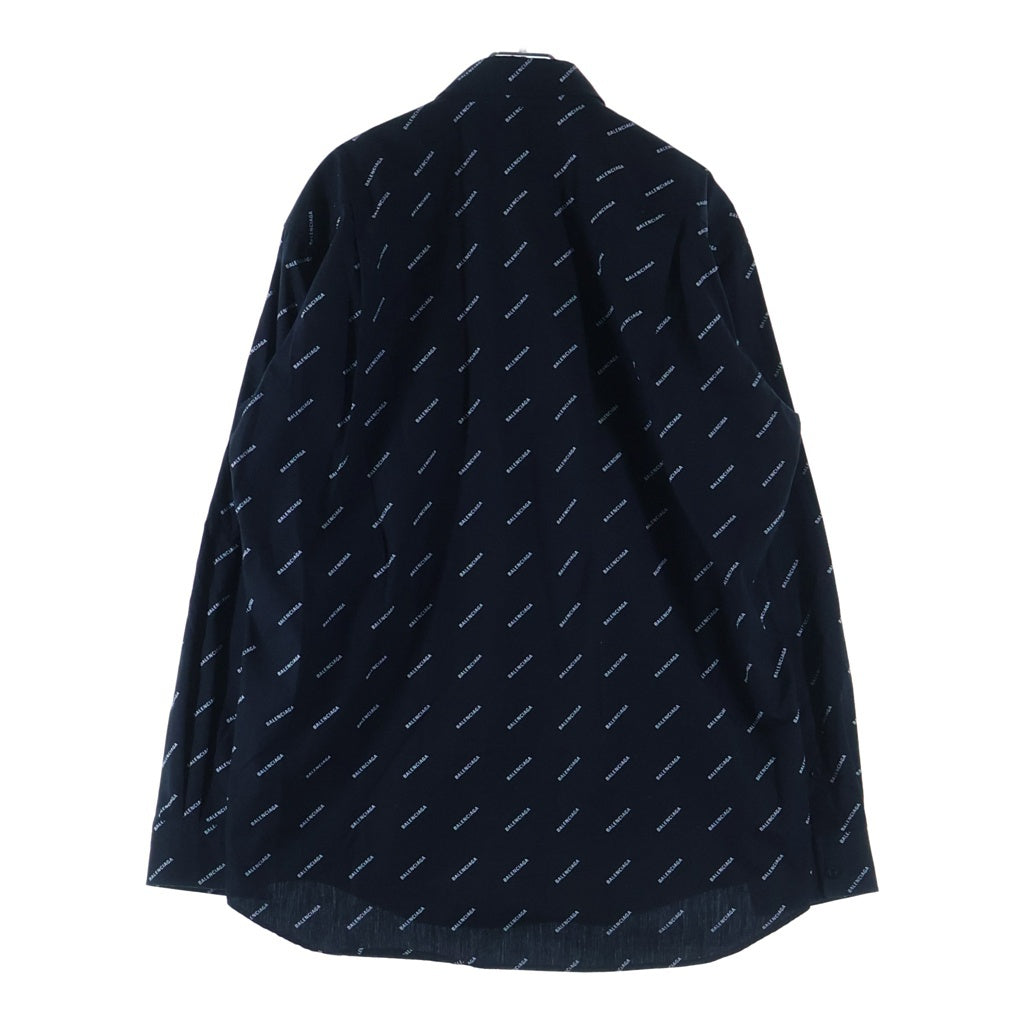 BALENCIAGA(バレンシアガ) ALL LOGO L/S SHIRT オールロゴロングスリーブシャツ 534333 TBL96 1070
