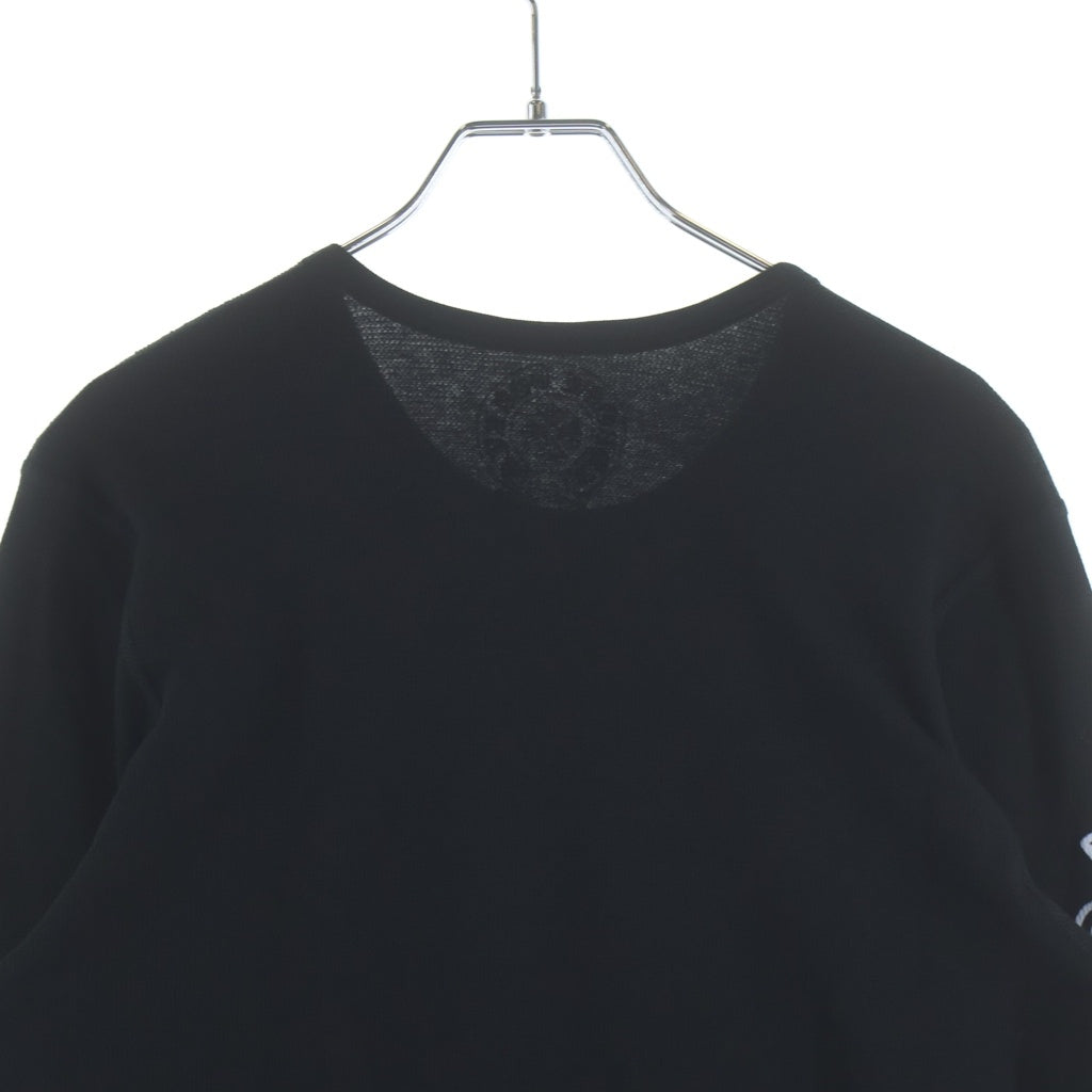 CHROME HEARTS(クロムハーツ) Horseshoe Thermal L/S Tee ホースシュー サーマル長袖Tシャツ ブラック