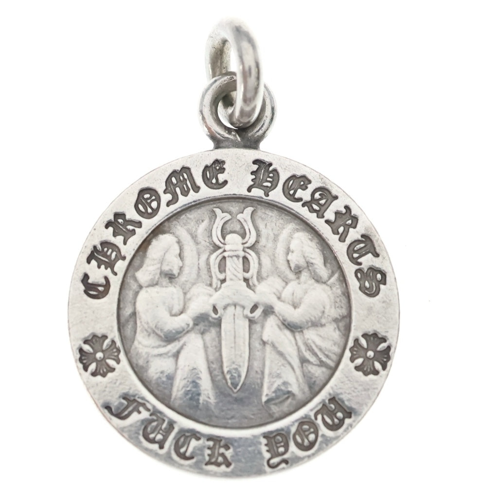 CHROME HEARTS(クロムハーツ) CHRM ANGL MDL V1 エンジェルメダルチャーム ペンダントトップ シルバーBCA229