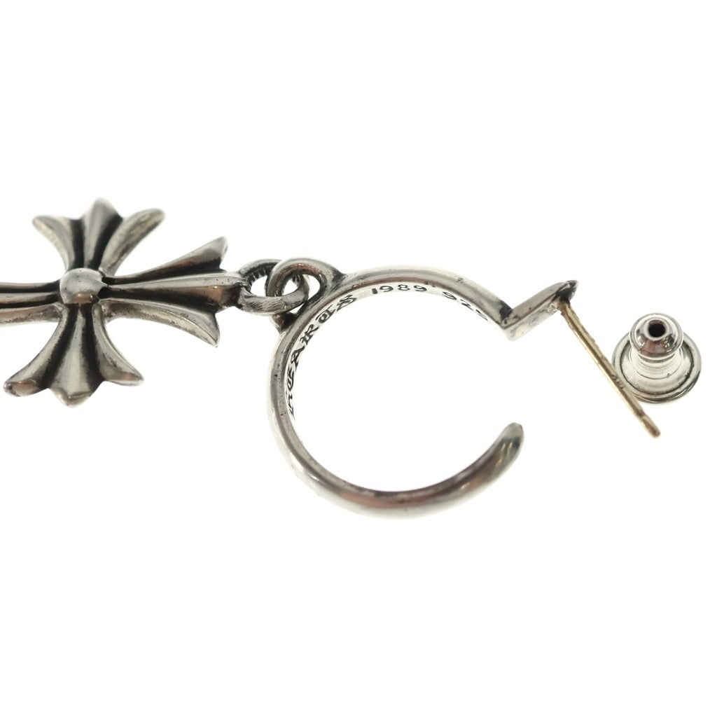 CHROME HEARTS(クロムハーツ) TINY CH CROSS タイニーCHクロス フープピアス シルバー BCA115
