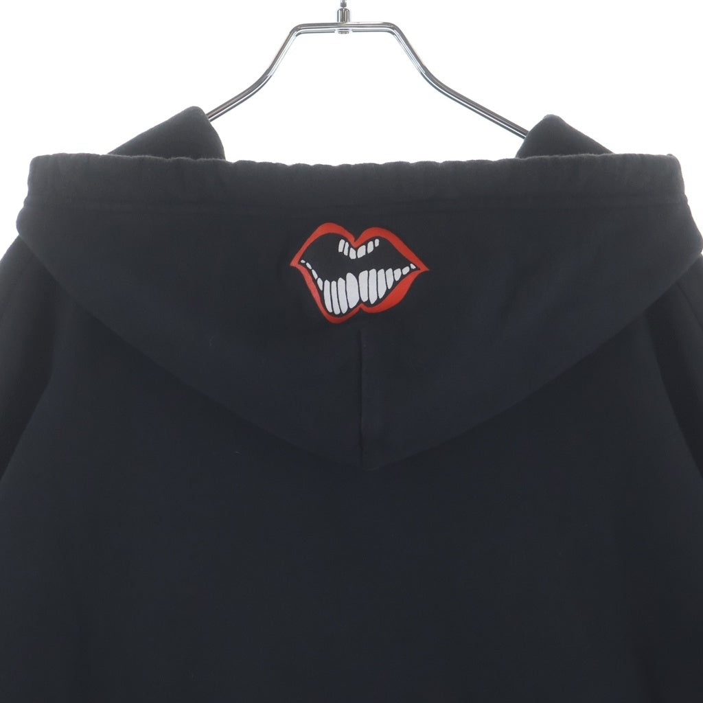CHROME HEARTS(クロムハーツ) ×MATTY BOY Chomper Horseshoe Hoodie ×マッティボーイ チョンパー ホースシューフーディ プルオーバースウェットパーカー ブラック