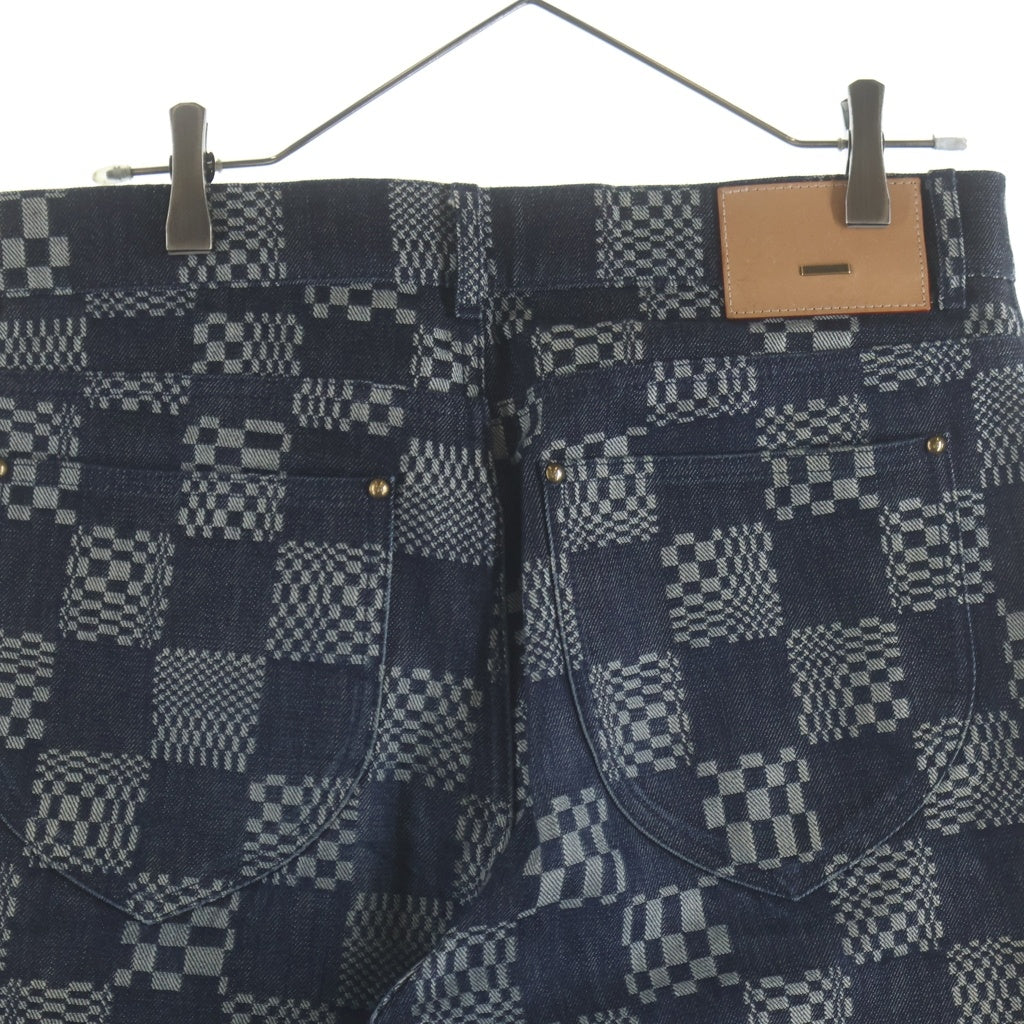 LOUIS VUITTON(ルイヴィトン) ディストーテッドダミエデニムパンツ インディゴ RM212Q EW2 HLD50W