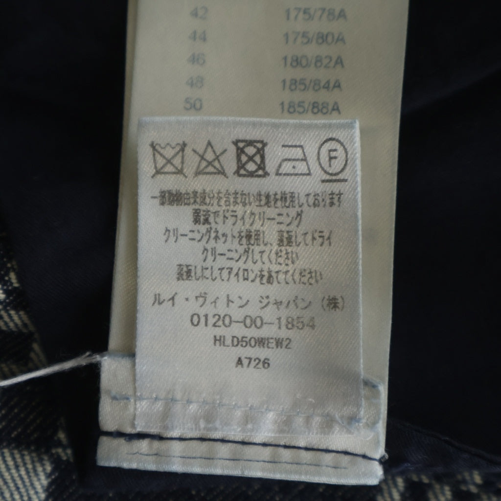 LOUIS VUITTON(ルイヴィトン) ディストーテッドダミエデニムパンツ インディゴ RM212Q EW2 HLD50W