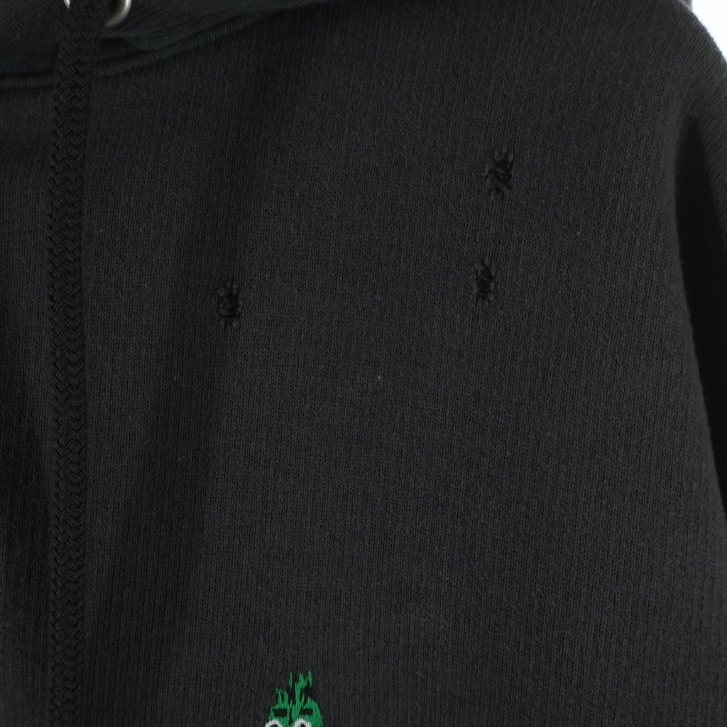 MAISON MIHARAYASUHIRO(メゾンミハラヤスヒロ) TRIPLE LAYERED HALF ZIP HOODIE トリプルレイヤードハーフジップフーディー グレー A15HD571