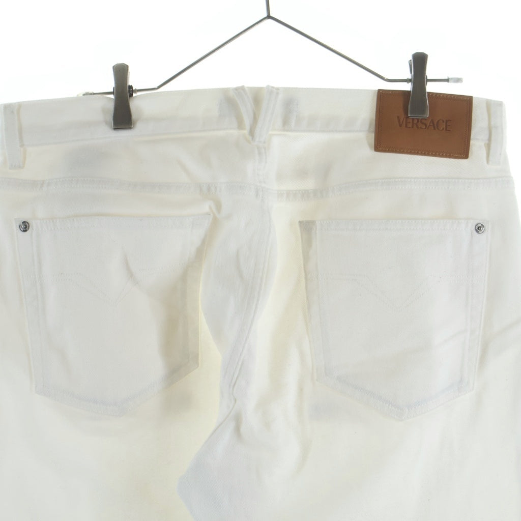 VERSACE(ヴェルサーチ) Regular Fit Denim デニムパンツ ホワイト