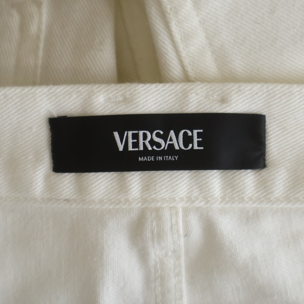 VERSACE(ヴェルサーチ) Regular Fit Denim デニムパンツ ホワイト