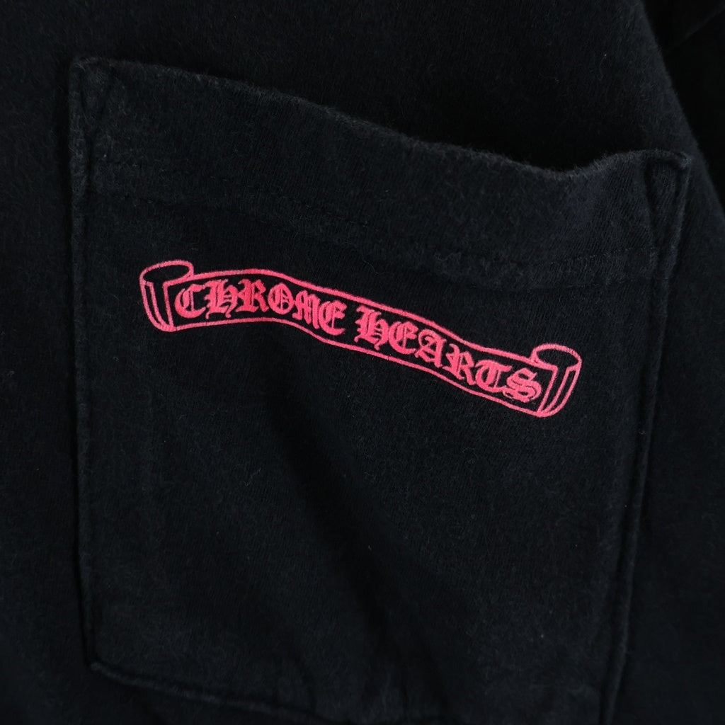 CHROME HEARTS(クロムハーツ) Neon Pink Stripe Logo ストライプロゴ
