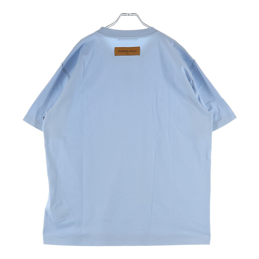 LOUIS VUITTON(ルイヴィトン) 26SS エンボス LV 半袖Tシャツ RM261MQ DT3 HNY55W ライトブルー
