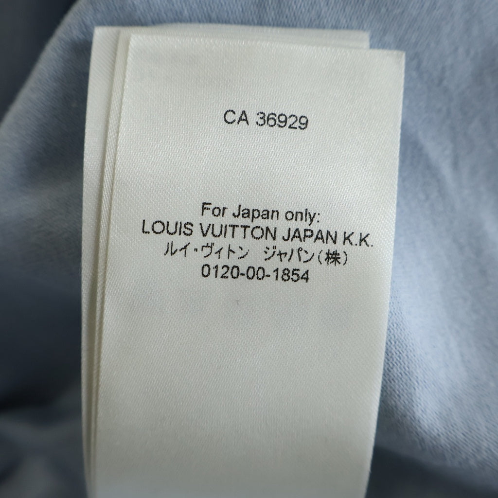 LOUIS VUITTON(ルイヴィトン) 26SS エンボス LV 半袖Tシャツ RM261MQ DT3 HNY55W ライトブルー