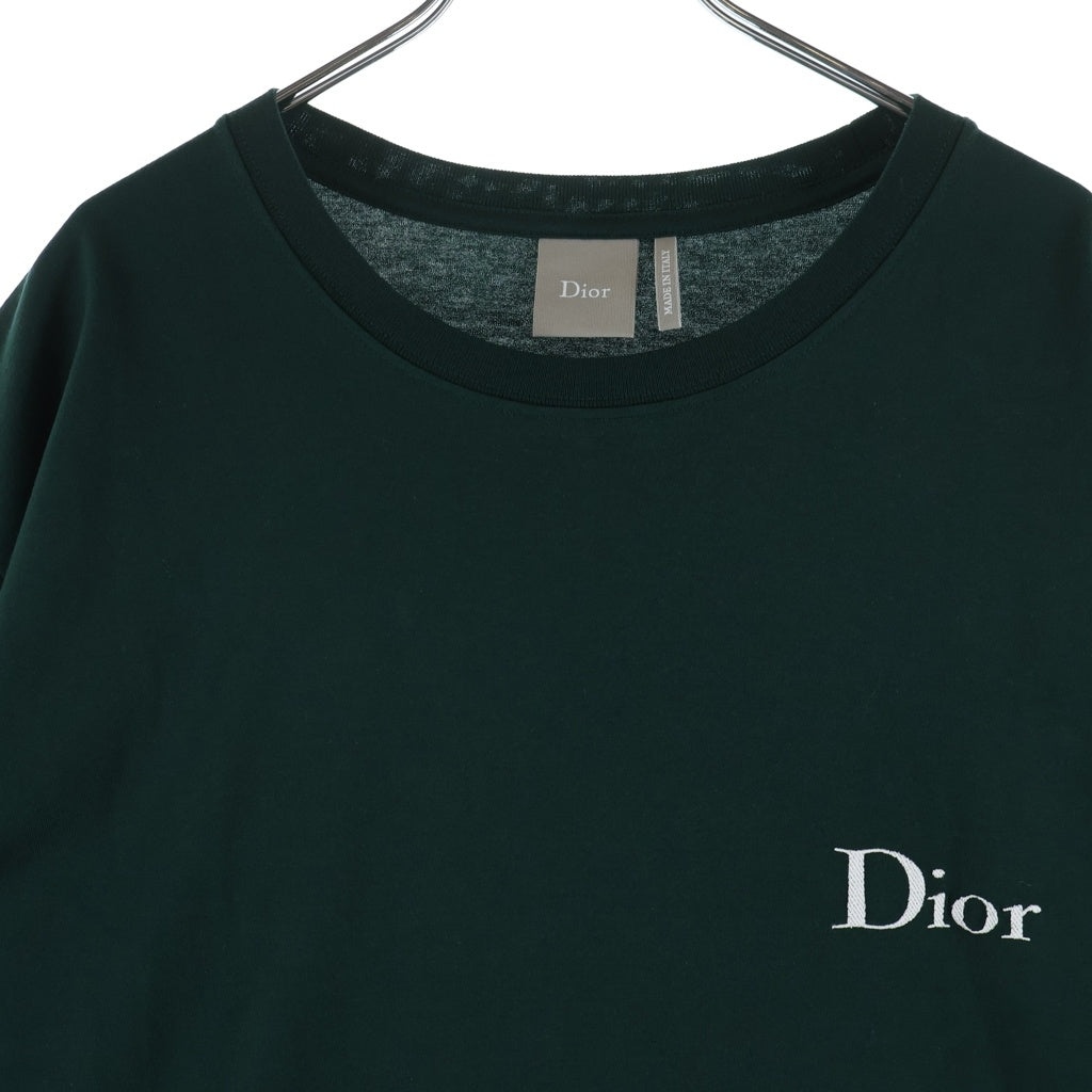 DIOR(ディオール) 26SS ロゴ刺繍半袖Tシャツ 683J606A0677 グリーン