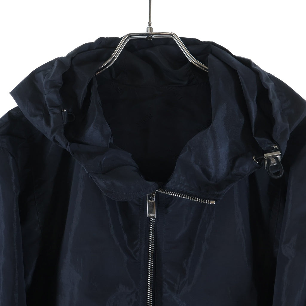 DIOR ディオール 21SS KENNY SCHARF フーデッドブルゾン 長袖ナイロンジャケット ネイビー 013C402H5149 DIOR(ディオール) 21SS KENNY SCHARF フーデッドブルゾン 長袖ナイロン