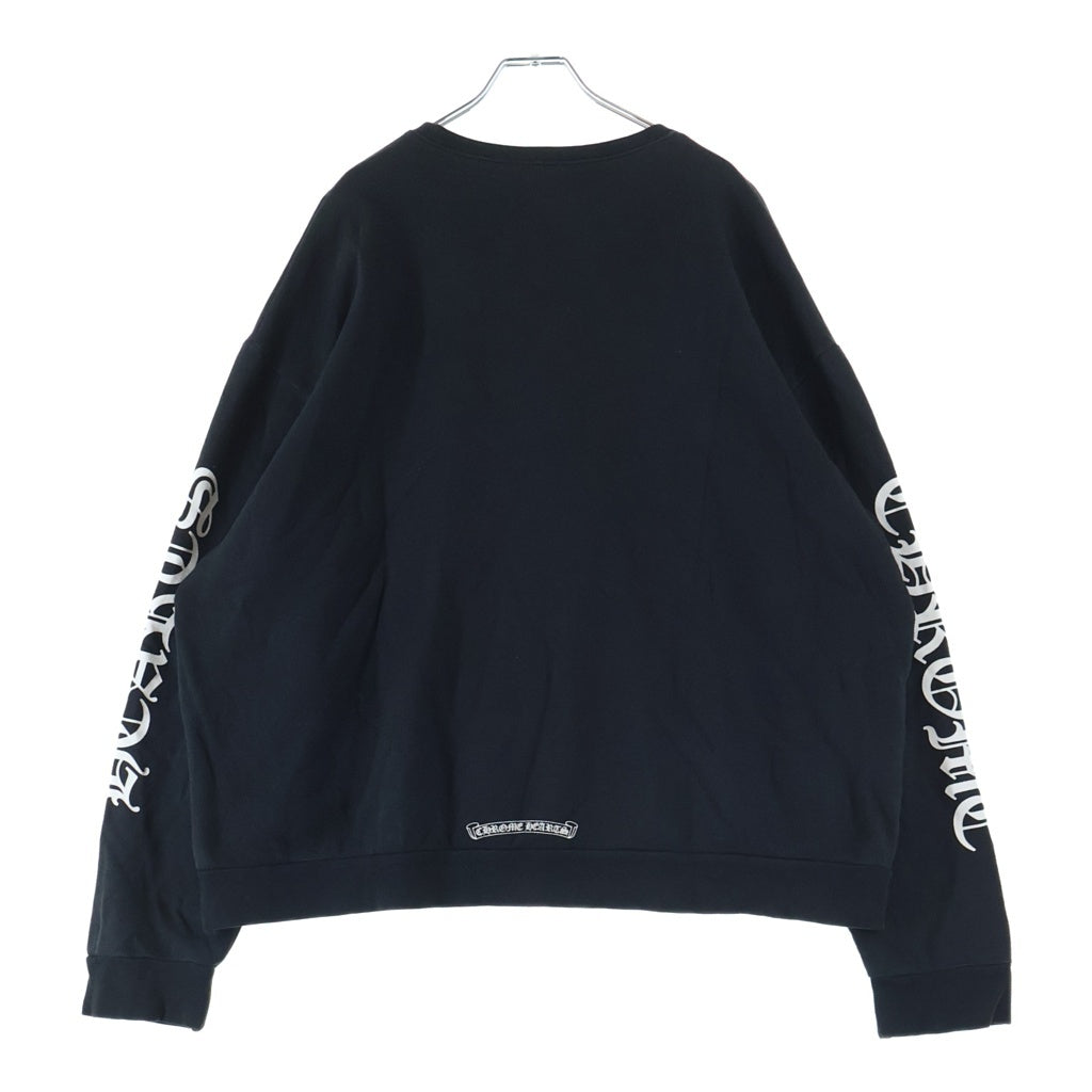 CHROME HEARTS(クロムハーツ) SWTSHRT PLVR ネックロゴプリント クルー 
