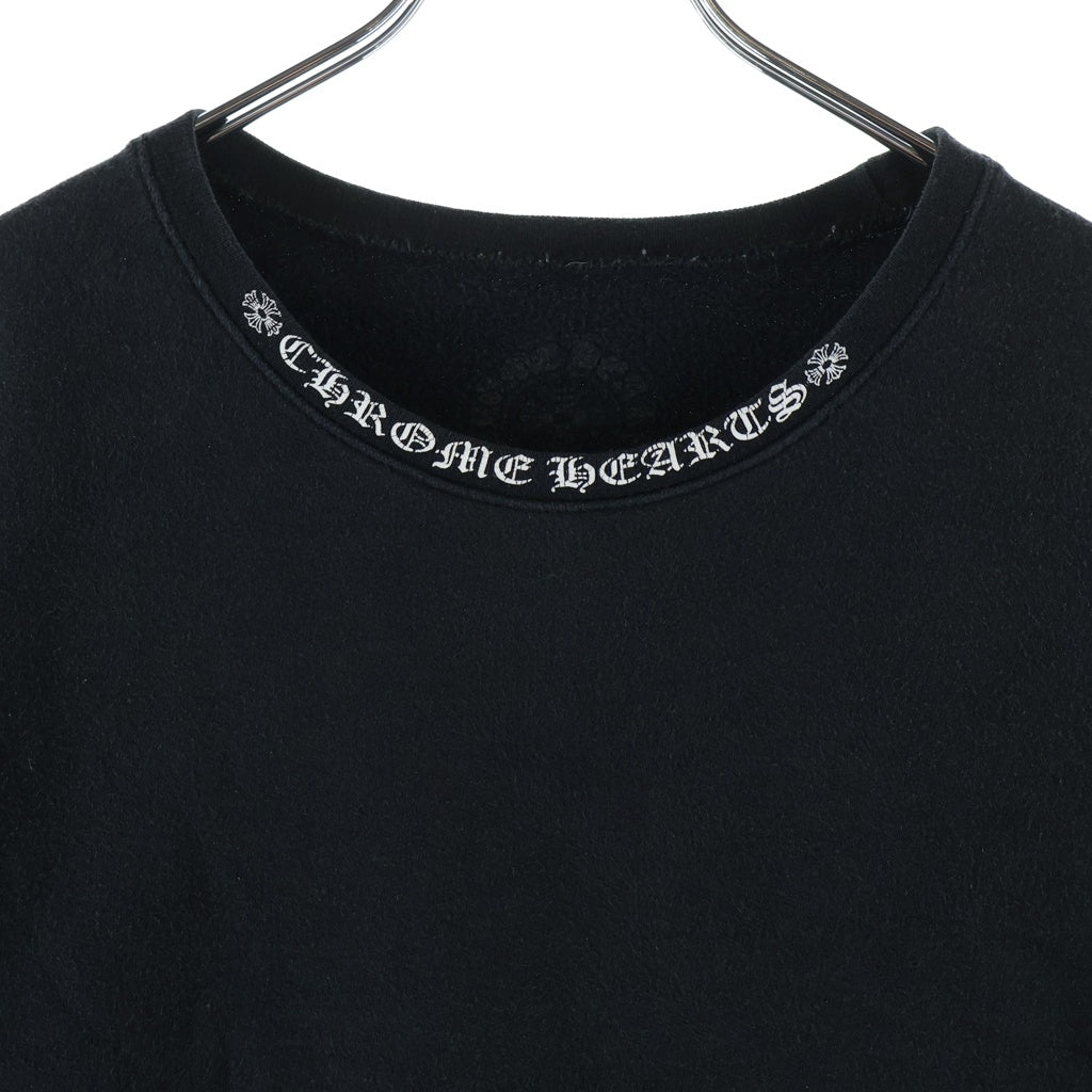 CHROME HEARTS(クロムハーツ) SWTSHRT PLVR ネックロゴプリント クルー 
