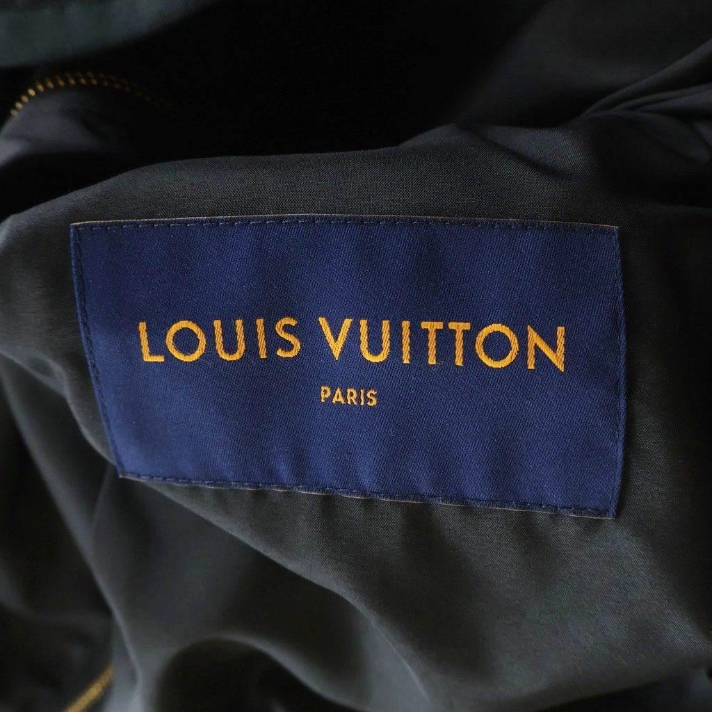 LOUIS VUITTON(ルイヴィトン) 24AW ターコイズボタン キルテッドオーバーシャツ ジャケット ブラック RM242M LKK HRB63E
