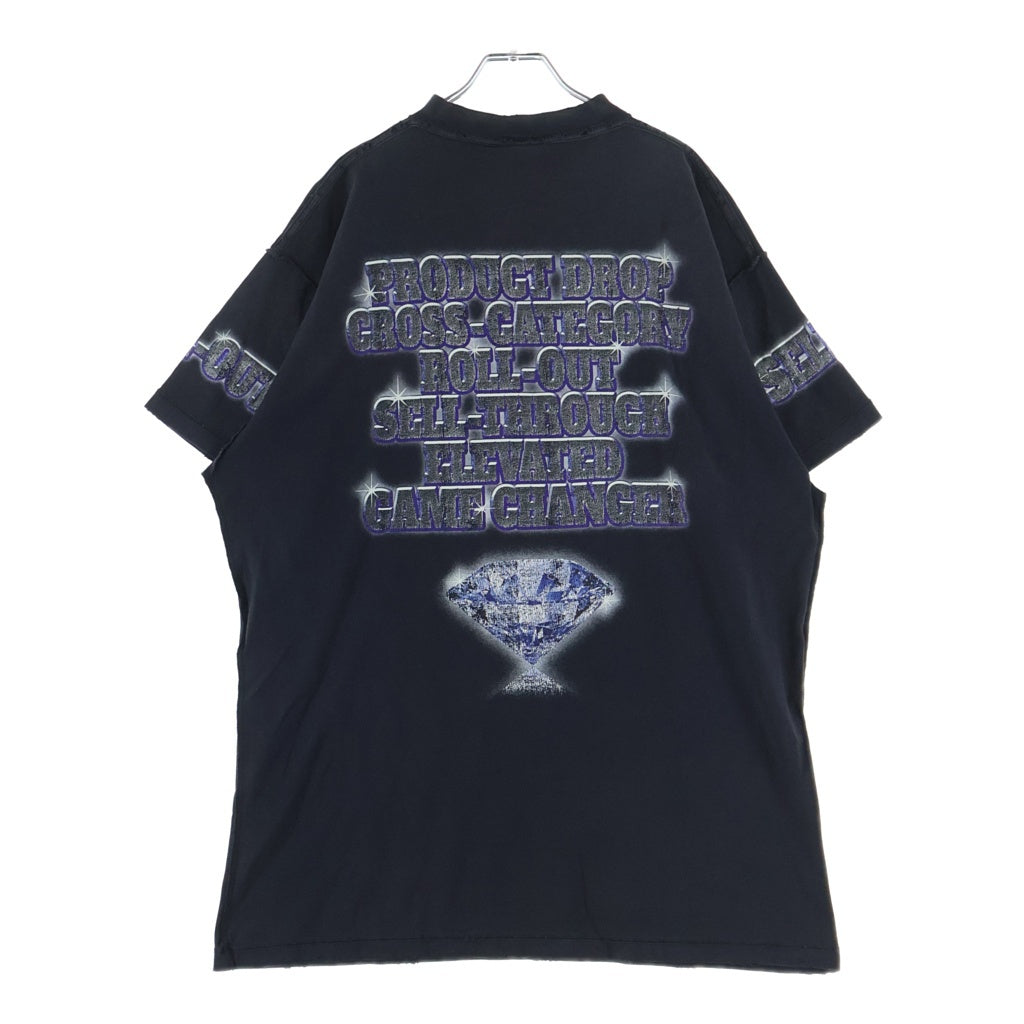 BALENCIAGA(バレンシアガ) 24SS SEE NOW BUY NOW TEE ダメージ加工