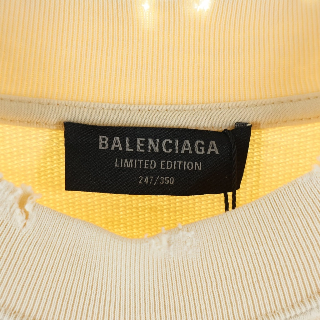BALENCIAGA バレンシアガ Angelo Badalamenti アンジェロ バダラテンティ クルーネック スウェットトレーナー ベージュ 699212 TMV06 BALENCIAGA(バレンシアガ) Angelo Badalamenti アンジェロ