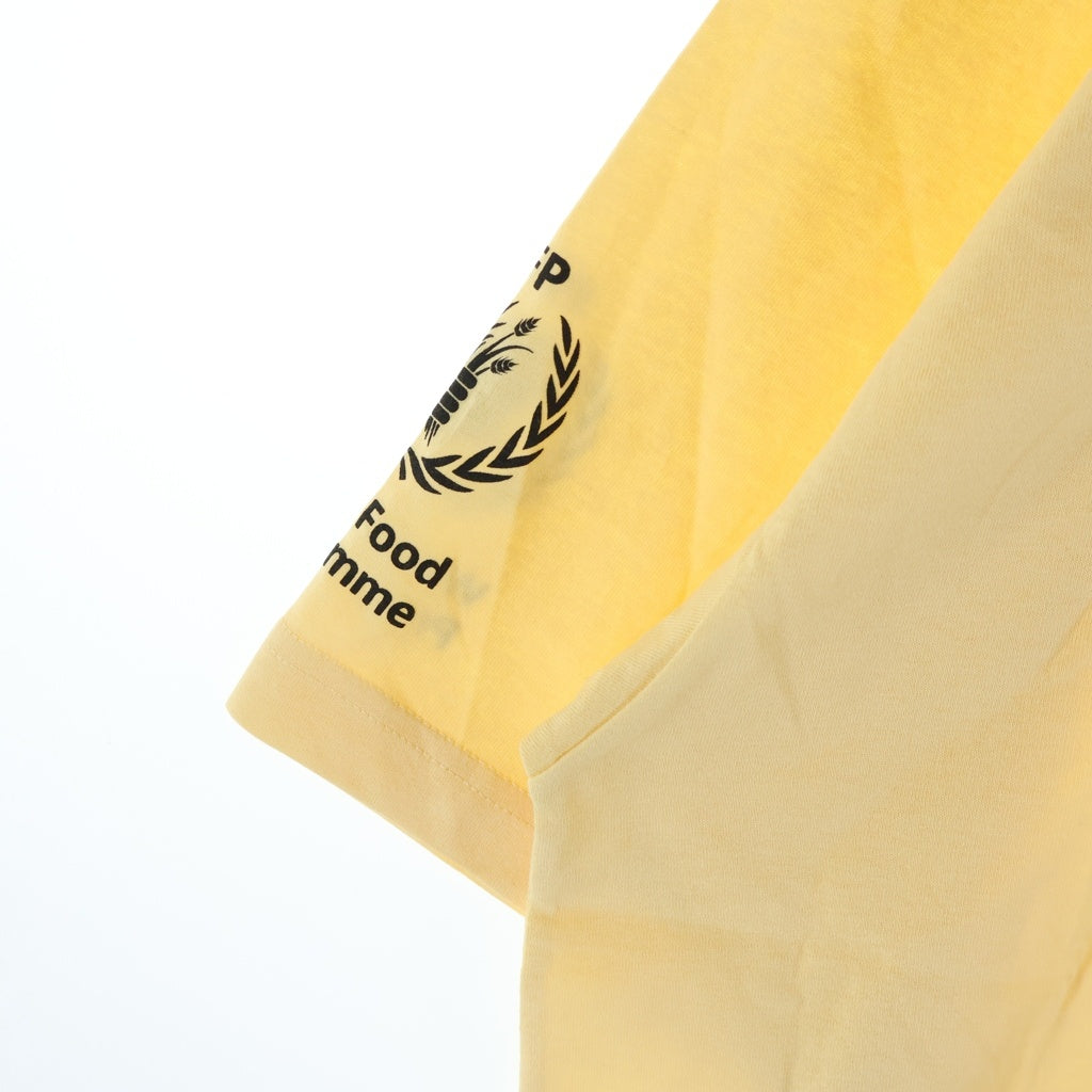 BALENCIAGA(バレンシアガ) WFP World Food Programme 両面プリント 半袖クルーネックTシャツ カットソー イエロー 764235 TSVS9