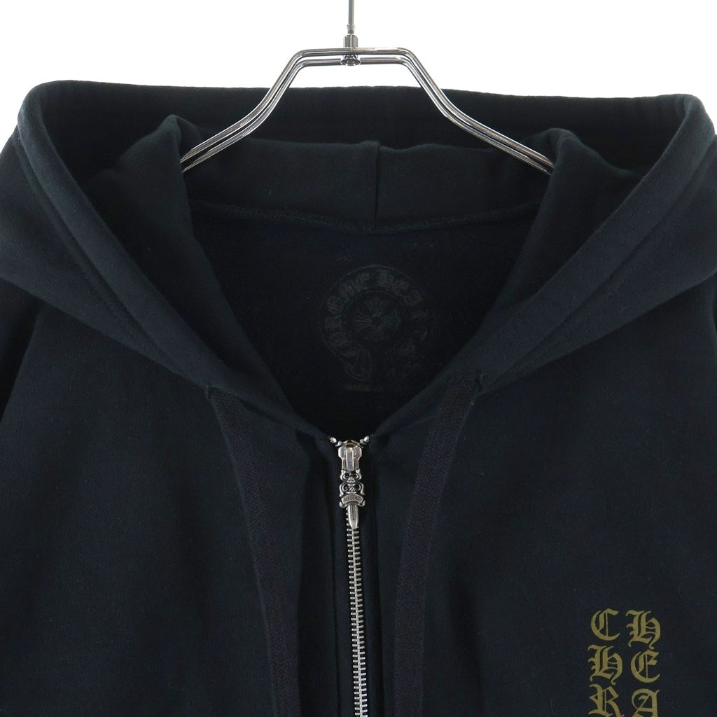 CHROME HEARTS(クロムハーツ) SWTSHRT THRML HD ZIP 袖ロゴプリント